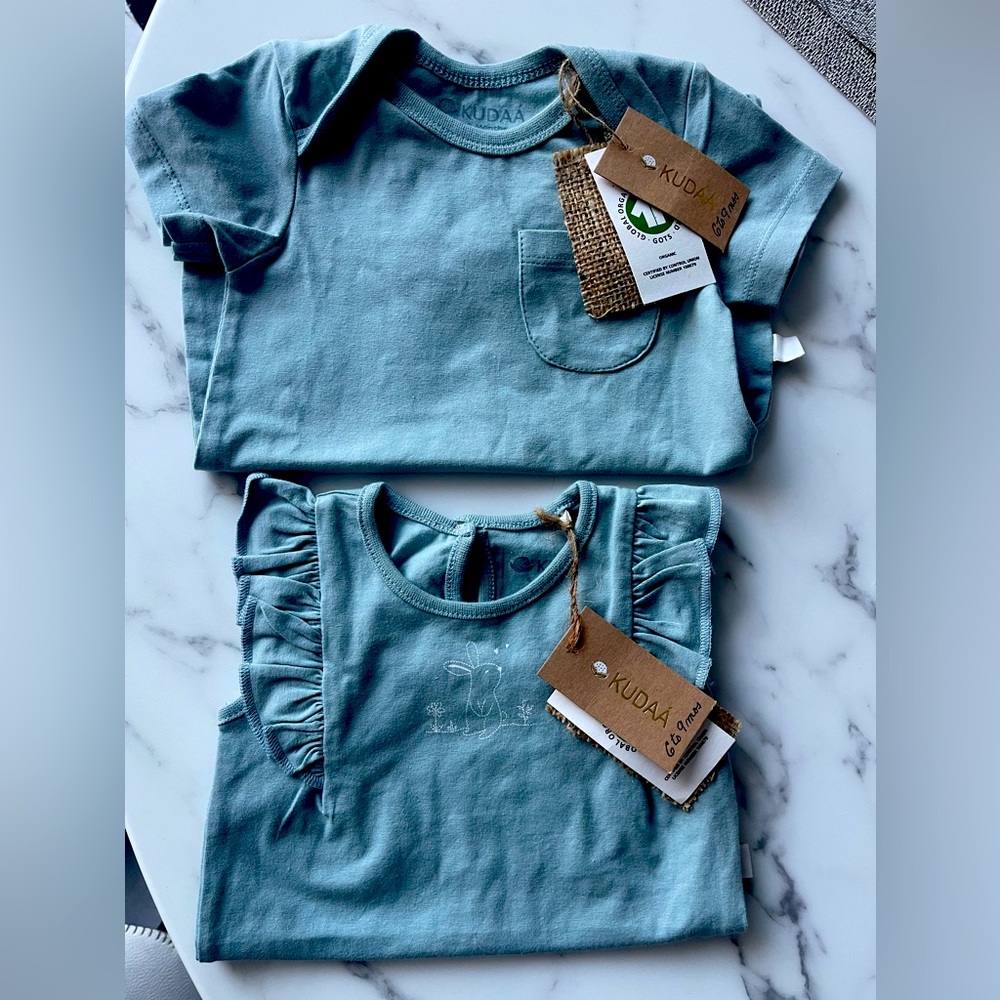 (2) Organic Cotton Onesies
